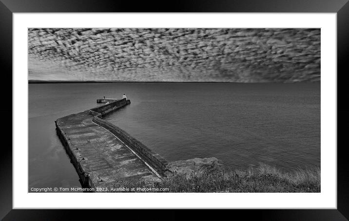 Serenity of Burghead Bay Framed Mounted Print by Tom McPherson