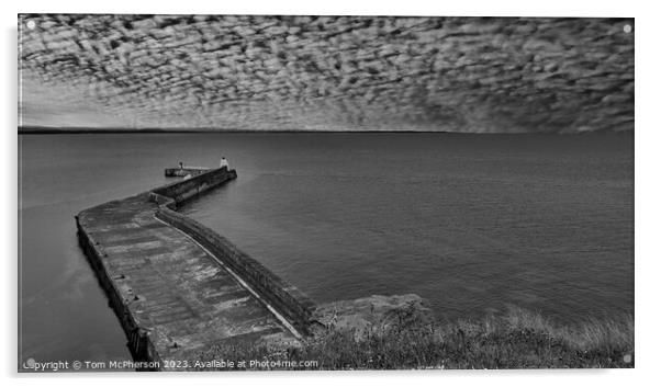 Serenity of Burghead Bay Acrylic by Tom McPherson