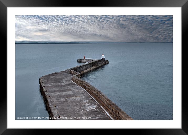 Untamed beauty of Burghead Bay Framed Mounted Print by Tom McPherson
