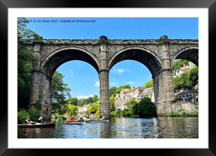 Messing about on the river. Framed Mounted Print by Jim Jones