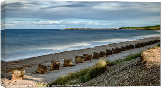 Surreal Seascape at Burghead Bay Canvas Print by Tom McPherson