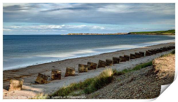 Surreal Seascape at Burghead Bay Print by Tom McPherson