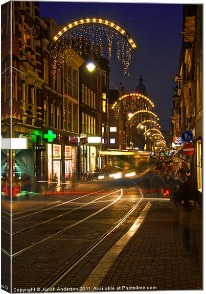 Amsterdam's a blur Canvas Print by Jonah Anderson Photography