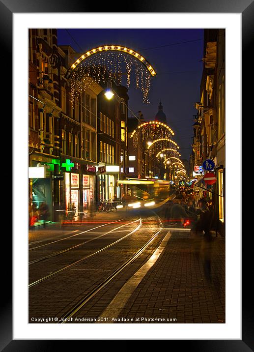 Amsterdam's a blur Framed Mounted Print by Jonah Anderson Photography