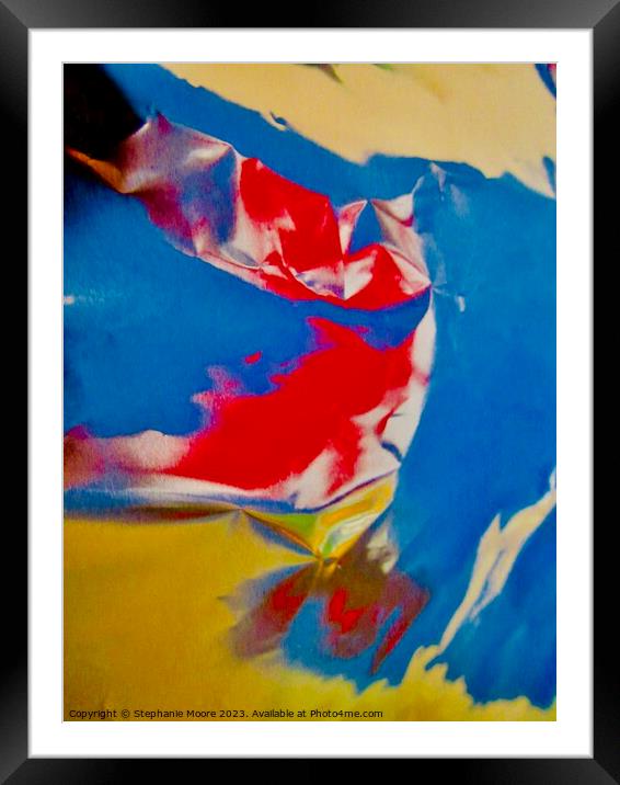 Abstract 656 Framed Mounted Print by Stephanie Moore