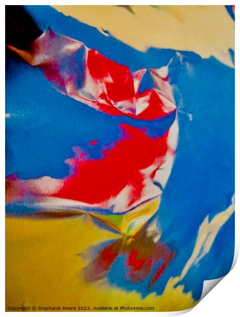 Abstract 656 Print by Stephanie Moore