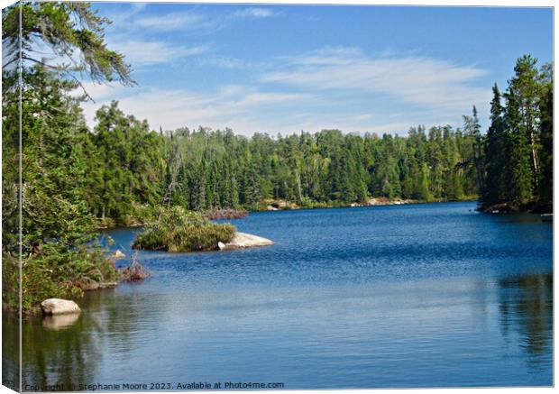 Lake of the Woods Canvas Print by Stephanie Moore