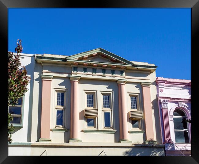 Toowoomba Heritage-Listed Building in Ruthven Street Framed Print by Antonio Ribeiro