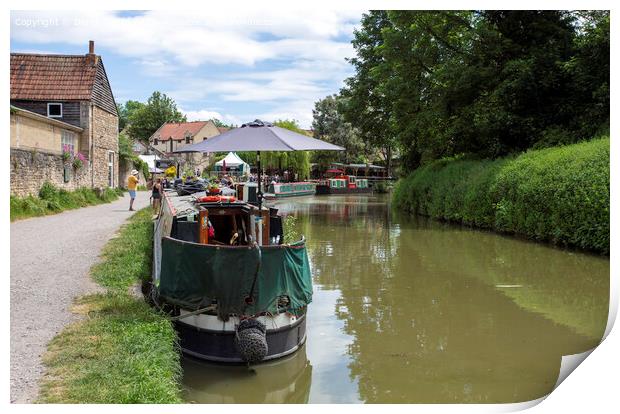 Tranquil Canal Life Print by Derek Daniel