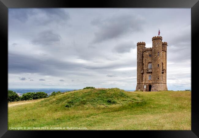 Broadway Tower Framed Print by Jim Monk