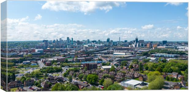 Birmingham City Skyline Canvas Print by Apollo Aerial Photography