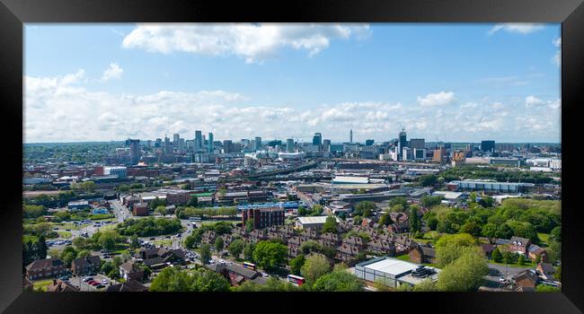 Birmingham City Skyline Framed Print by Apollo Aerial Photography