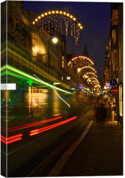 The tram's a blur Canvas Print by Jonah Anderson Photography