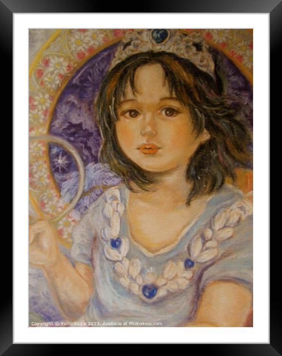 Yumi Sugai.Angel Anna. Framed Mounted Print by Yumi Sugai