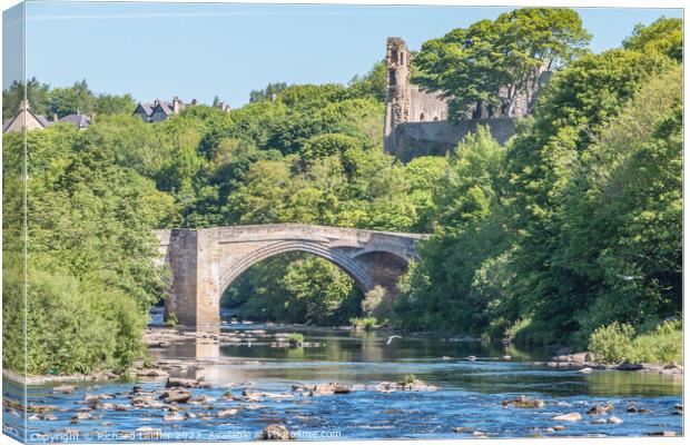 Early Summer Morning At Barnard Castle, Teesdale Canvas Print by Richard Laidler