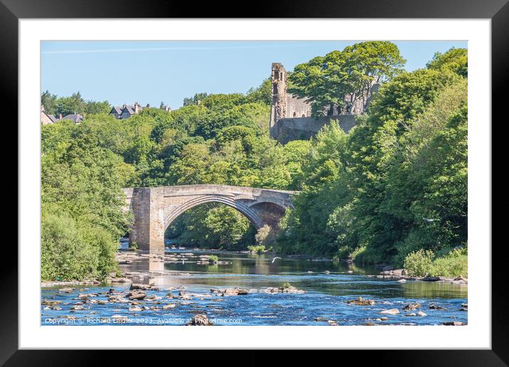 Early Summer Morning At Barnard Castle, Teesdale Framed Mounted Print by Richard Laidler
