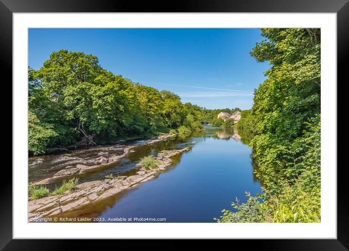 Early Summer at Demesnes Mill, Barnard Castle. Teesdale Framed Mounted Print by Richard Laidler