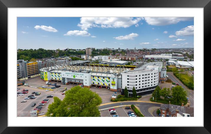Carrow Road Norwich City FC  Framed Mounted Print by Apollo Aerial Photography