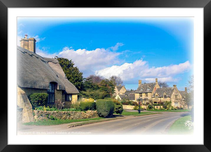 Chipping Campden The Cotswolds  Framed Mounted Print by Jim Key