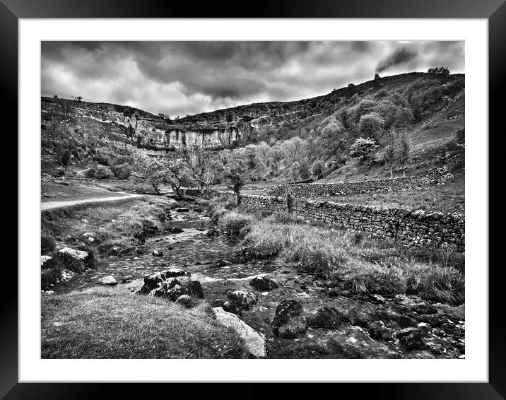 Malham Cove Framed Mounted Print by Darren Galpin