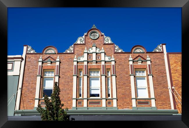 Toowoomba Heritage-Listed Building in Russell Street Framed Print by Antonio Ribeiro