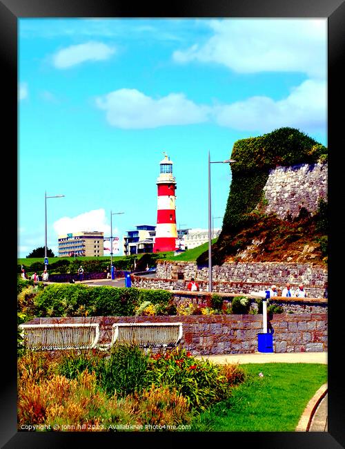 Towering Beauty Framed Print by john hill