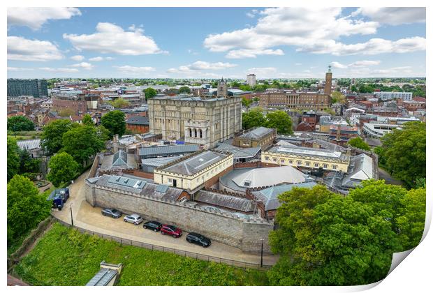 Norwich Castle Print by Apollo Aerial Photography