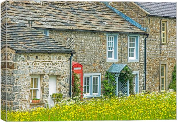 Arncliffe in Littondale Yorkshire Dales Village Canvas Print by Nick Jenkins