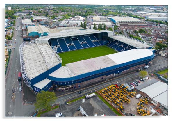 The Hawthorns West Bromwich Albion Acrylic by Apollo Aerial Photography