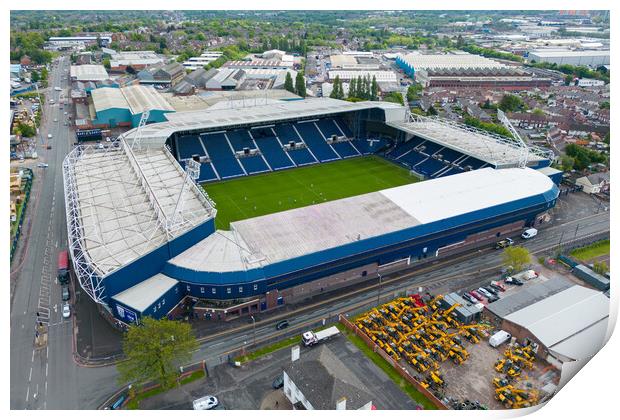 The Hawthorns West Bromwich Albion Print by Apollo Aerial Photography