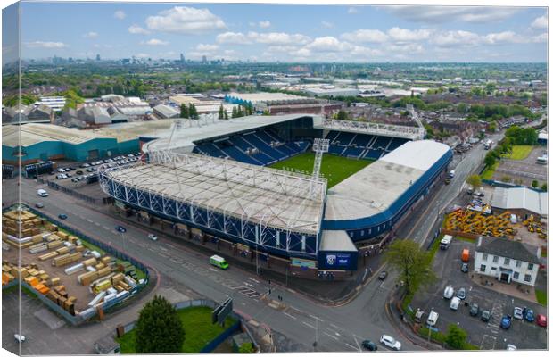 The Hawthorns West Bromwich Albion Canvas Print by Apollo Aerial Photography