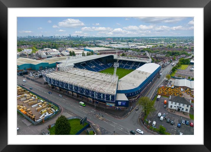 The Hawthorns West Bromwich Albion Framed Mounted Print by Apollo Aerial Photography