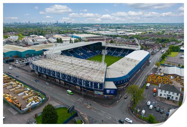 The Hawthorns West Bromwich Albion Print by Apollo Aerial Photography