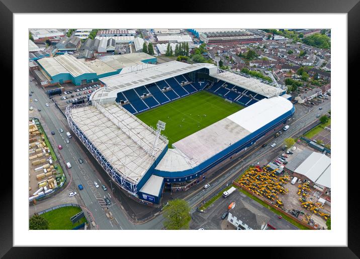 The Hawthorns West Bromwich Albion Framed Mounted Print by Apollo Aerial Photography