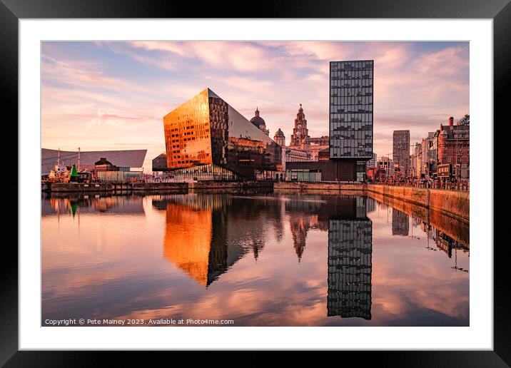 Royal Liver Building Framed Mounted Print by Pete Mainey