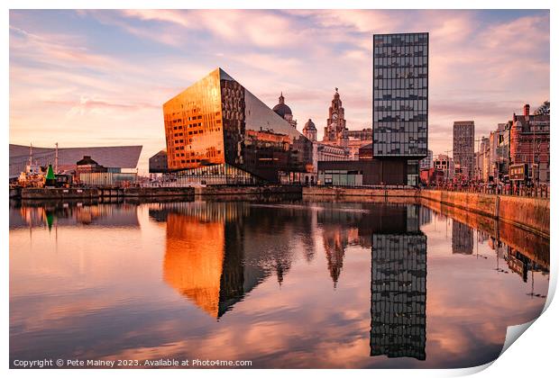 Royal Liver Building Print by Pete Mainey