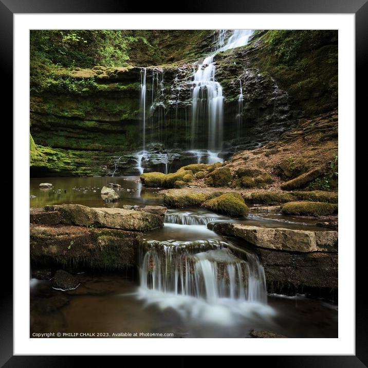 Magical falls 896 Framed Mounted Print by PHILIP CHALK