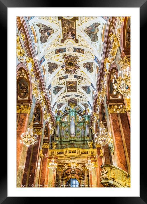 Back Jasna Gora New Basilica Black Madonna Home Czestochowy Pola Framed Mounted Print by William Perry