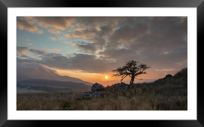 Sunrise in Snowdonia Framed Mounted Print by Rory Trappe