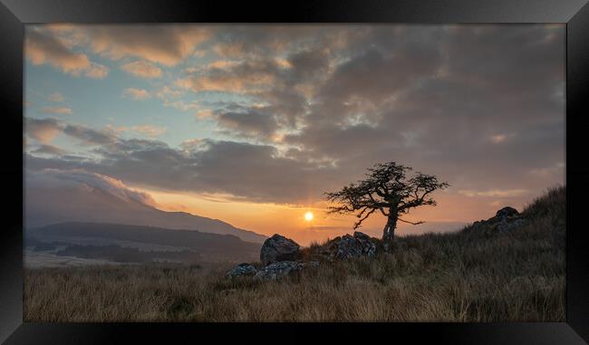 Sunrise in Snowdonia Framed Print by Rory Trappe