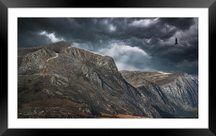 ABOVE WESTER ROSS IN THE SCOTTISH HIGHLANDS Framed Mounted Print by Tony Sharp LRPS CPAGB
