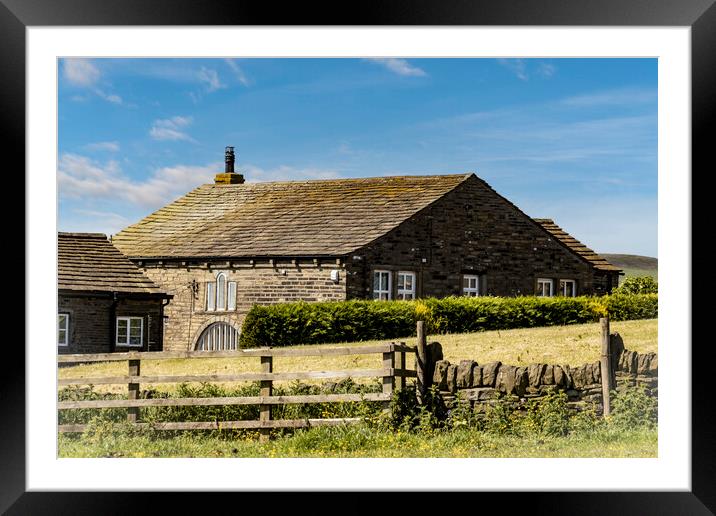 Scenes of Yorkshire - Farmhouse Framed Mounted Print by Glen Allen