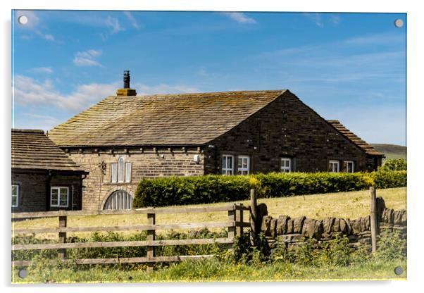 Scenes of Yorkshire - Farmhouse Acrylic by Glen Allen