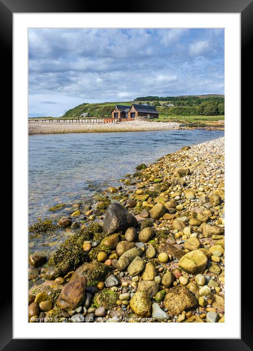 Victorian Boathouse on Isle of Arran Framed Mounted Print by Jim Monk