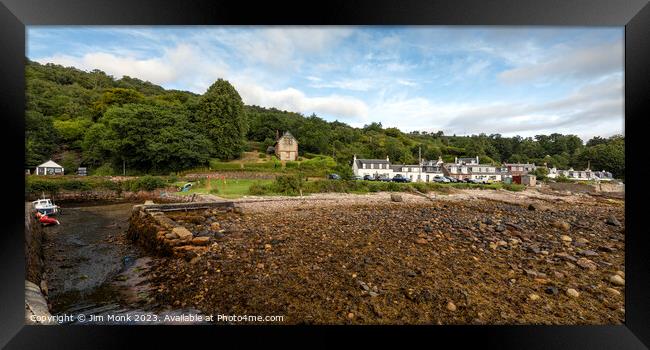 Corrie Port, Isle of Arran Framed Print by Jim Monk