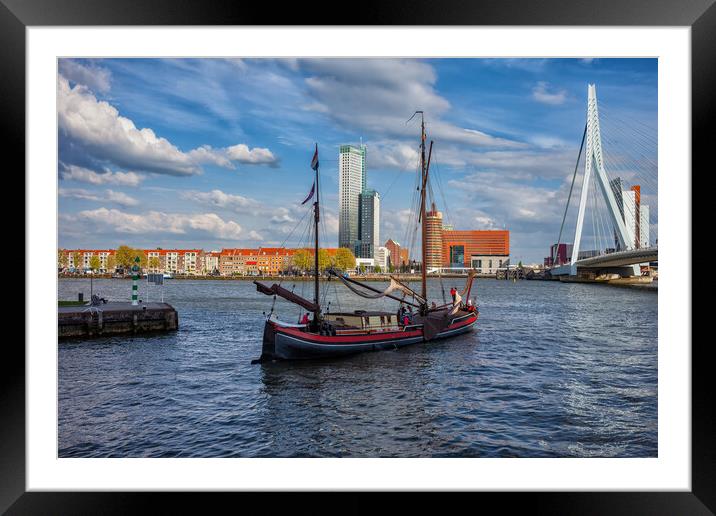 Sailing In Rotterdam Framed Mounted Print by Artur Bogacki