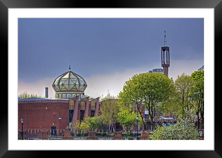 Glasgow Central Mosque Framed Mounted Print by Tom Gomez