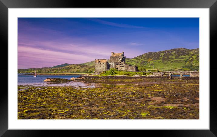 Eilean Donan Castle Panorama Framed Mounted Print by John Frid