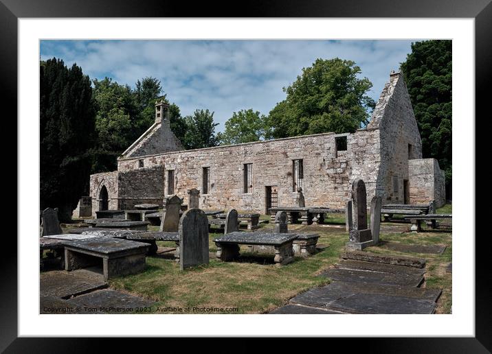 St Peter Kirk Duffus Framed Mounted Print by Tom McPherson