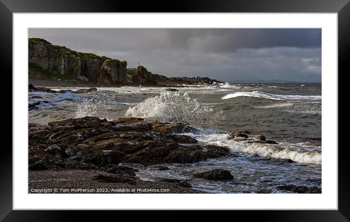 Ocean's Rugged Beauty Framed Mounted Print by Tom McPherson